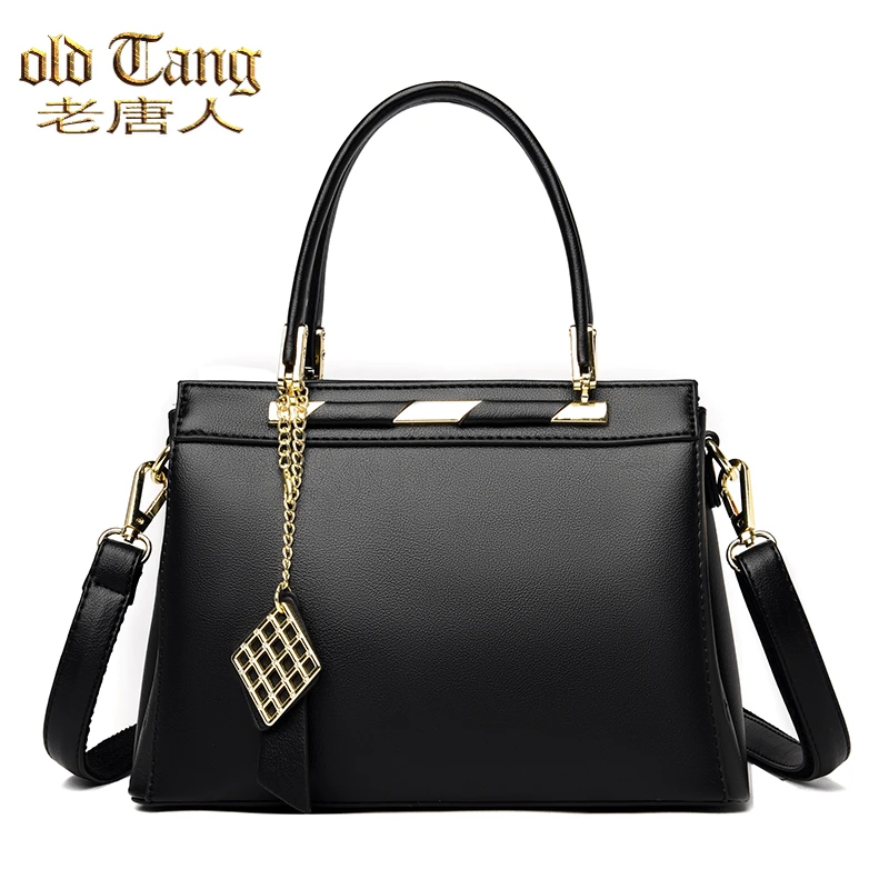 

High Quality Solid Color Designer Women's Handbag Casual Concise Shoulder Bags for Women 2021 New Leather Ladies Crossbody Bag