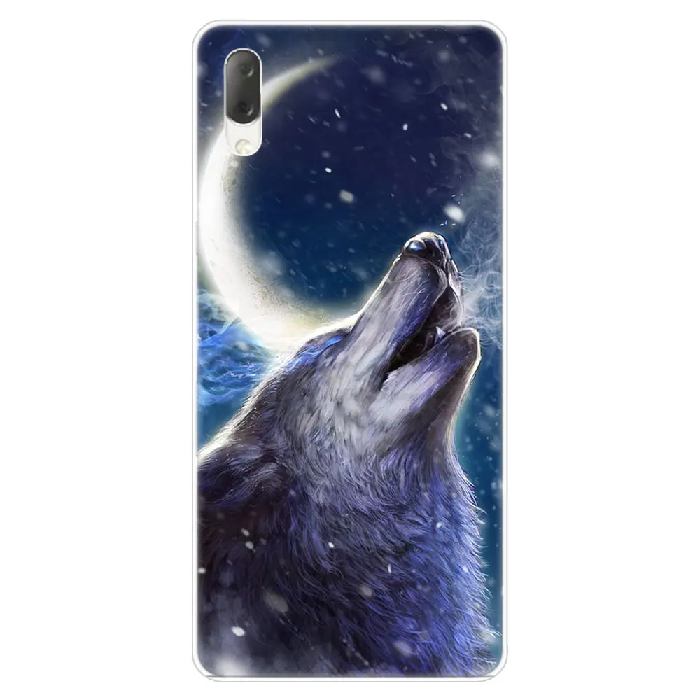 Животных "Волк" модная жесткий чехол для Sony Xperia L1 L2 L3 X XA XA1 XA2 XA3 ультра 10 плюс E5 XZ XZ1 XZ2 компактный XZ3 XZ5 2 20 крышка