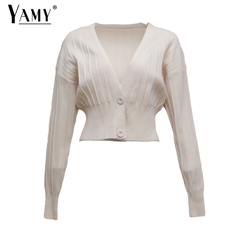 Зимние Топы для женщин свитер с v образным вырезом высококачественный