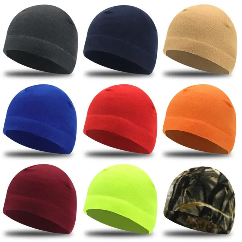 

1 PC Women Men Outdoor Fleece Hats Camping Hiking Caps Windproof Winter Warm Hat Fishing Cycling Hunting Military Tactical Cap