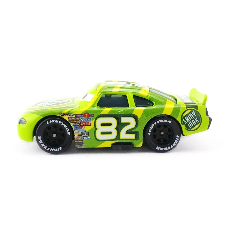 Disney Pixar Cars No.82 Блестящий воск металлический литой под давлением игрушечный