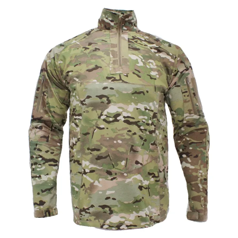 Men's Summer Camouflage Tactics Training Clothes Military Fans Field Combat Clothes