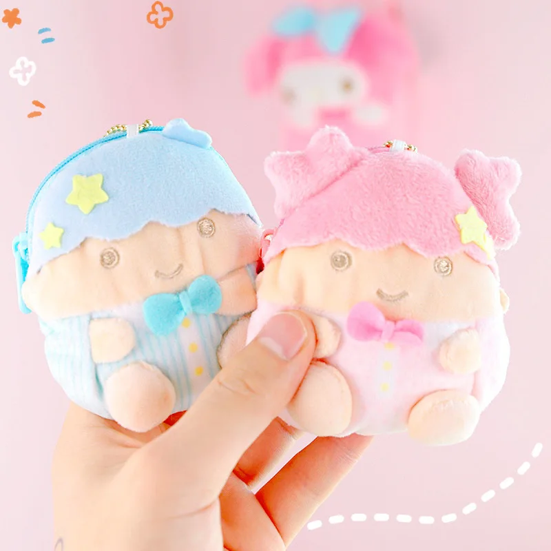 8 см мультфильм Sanrio My Melody Kuromi Kitty Cinnamoroll PC плюшевая собака аниме игрушка Кошелек