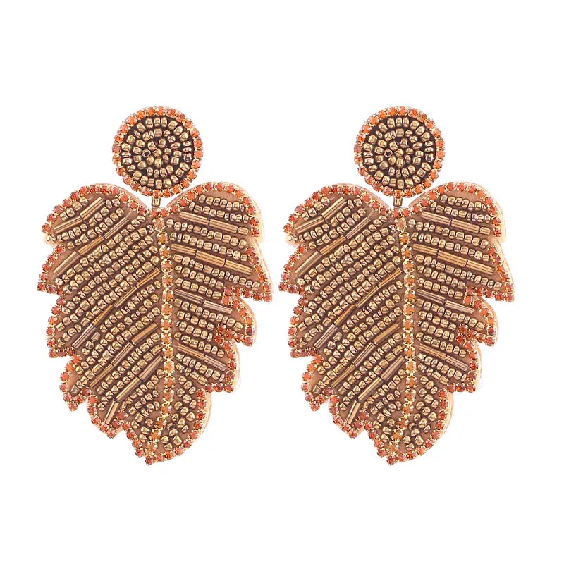 E1231 Brown Sehuoran, серьги с кисточками в виде большого ангела для женщин, Эффектные серьги с кристаллами, модные ювелирные изделия Oorbellen Brincos - Окраска металла: E1231 Brown