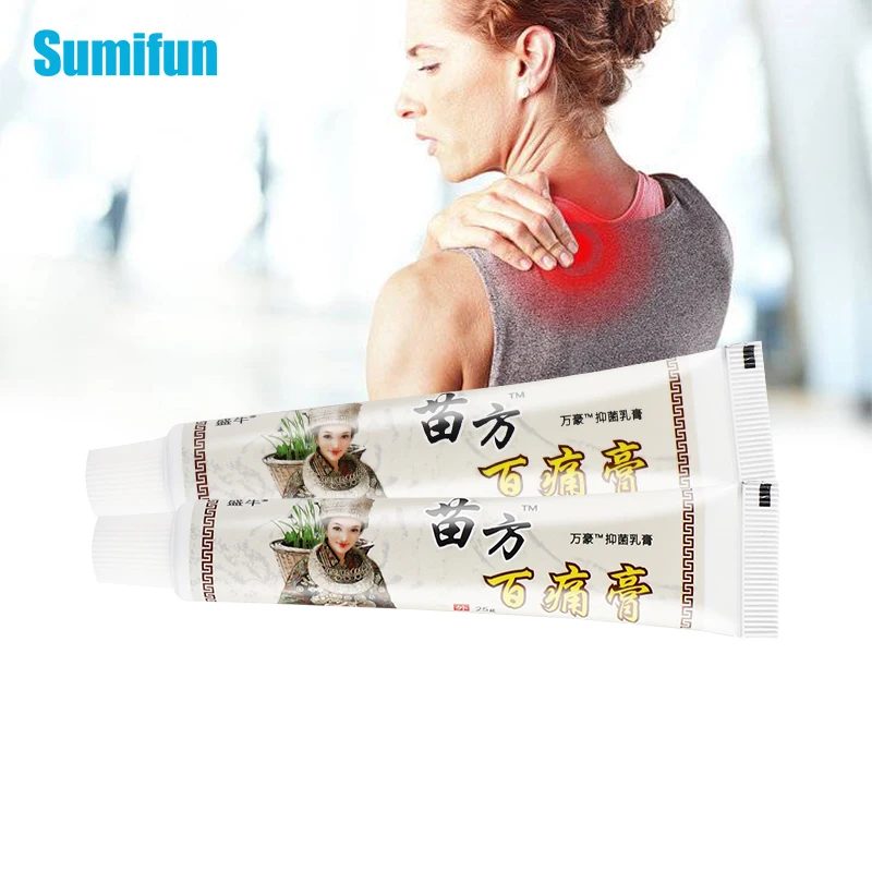 

25g Analgesic Ointment Arthritis Joint Back Knee Muscle Sore Pain Relief Cream Lumbar Orthopedic Chinese Herbal Medical Cream