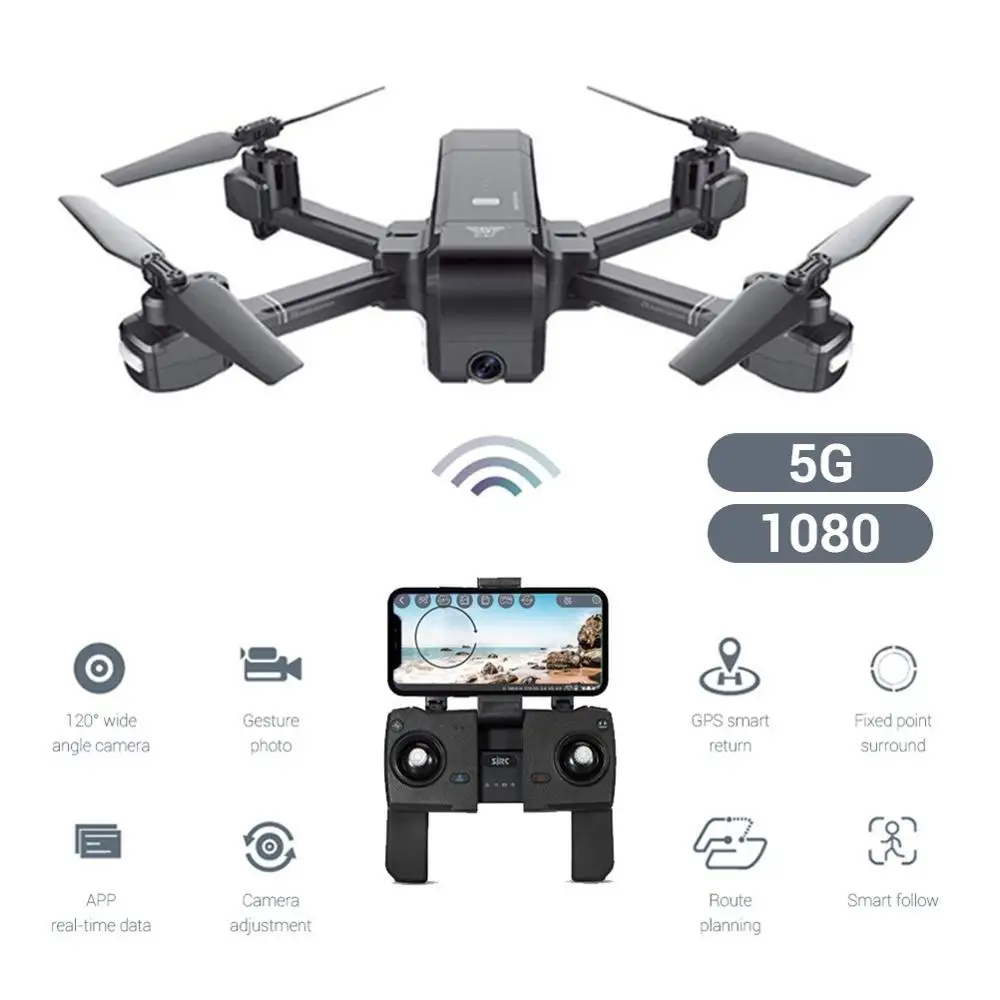 

Двойной GPS Дрон с камерой HD 1080P 5G Wi-Fi FPV Дрон интеллектуальный контроль и возврат селфи Дрон Квадрокоптер RC вертолет игрушки