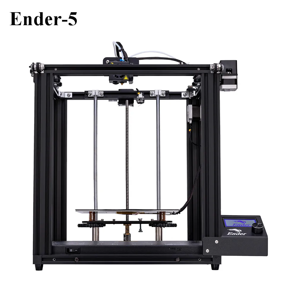 Ender-5 CREALITY 3D Ender-5 принтер двойной Y-Axis Core-XY закрытая структура V1.1.4 материнская плата Встроенный бренд питания - Цвет: Ender-5