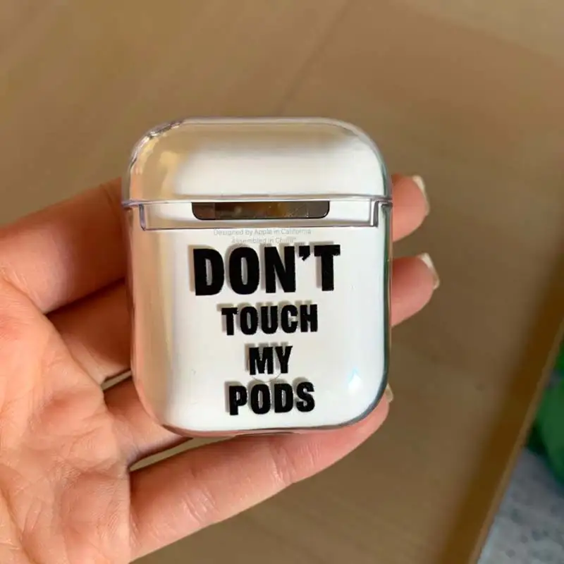Модный жесткий чехол LOVE для Apple AirPods беспроводные наушники Bluetooth защитный