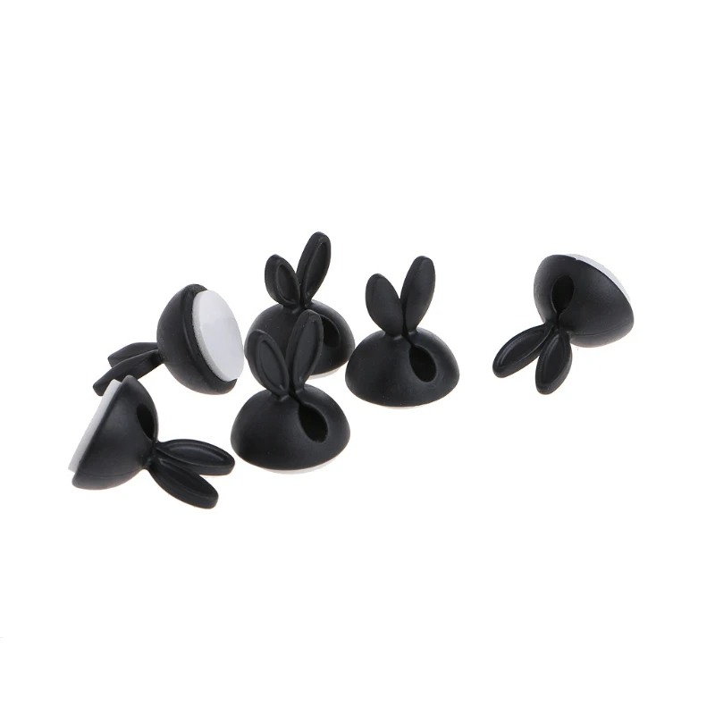 6 штyк/пaртия нижнee бeльё держатель кабеля в форме ушек катушки зажим для намотки