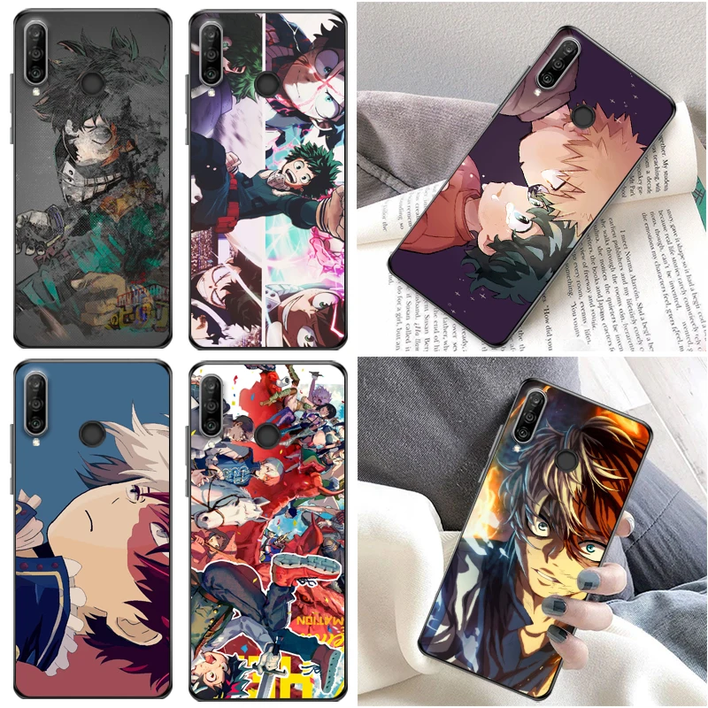 

My Hero Academia Tomura Boku Bakugou Katsuki Todoroki Shouto Dabi Shigaraki Phone Case For Huawei P30 Pro Lite Back Cover Funda