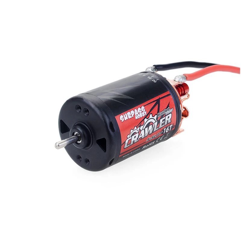 SURPASSHOBBY 550 16T 20T матовый двигатель водонепроницаемый 5 слотов для Tamiya Redcat Kyosho TRAXXAS