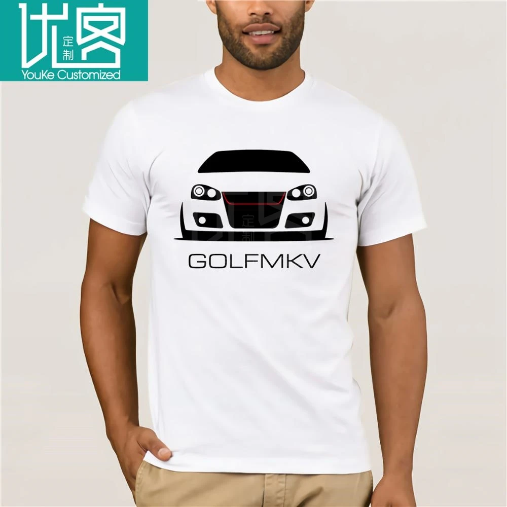 2018 горячая Распродажа 100% хлопок новая футболка Golfs MK5 MKV GTI R32 Футболка на заказ с