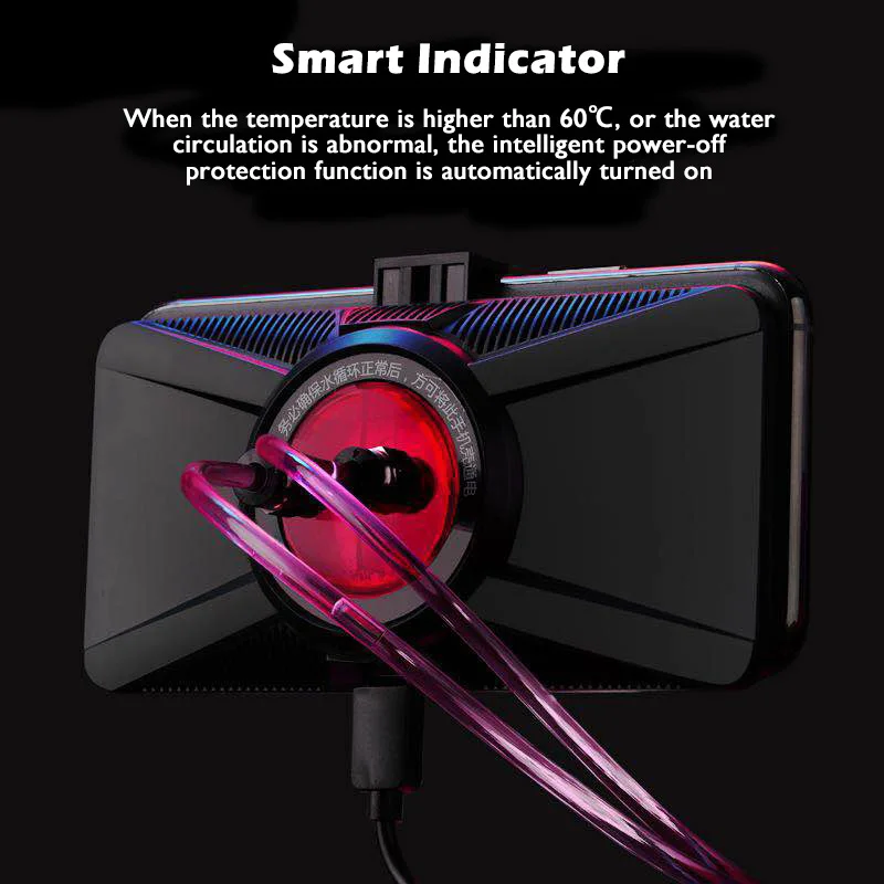 Полупроводниковый охлаждающий вентилятор для телефона с подсветкой аксессуары