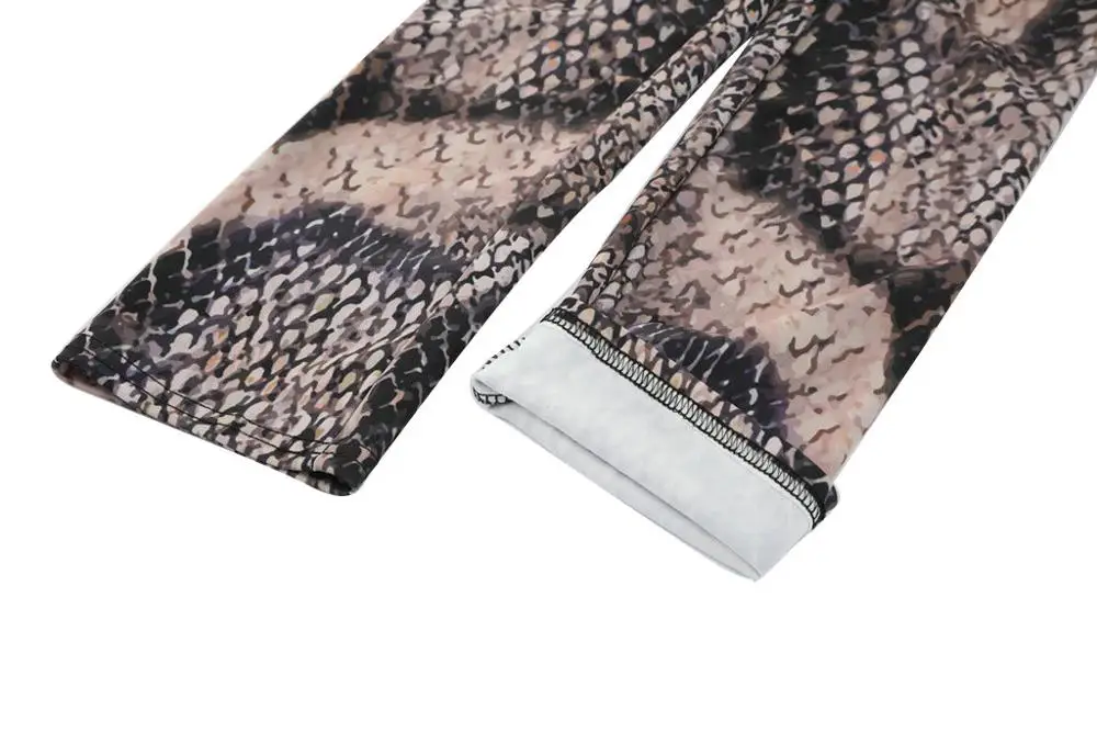 Женские штаны для йоги с принтом питона женские леггинсы фитнеса тренировочные