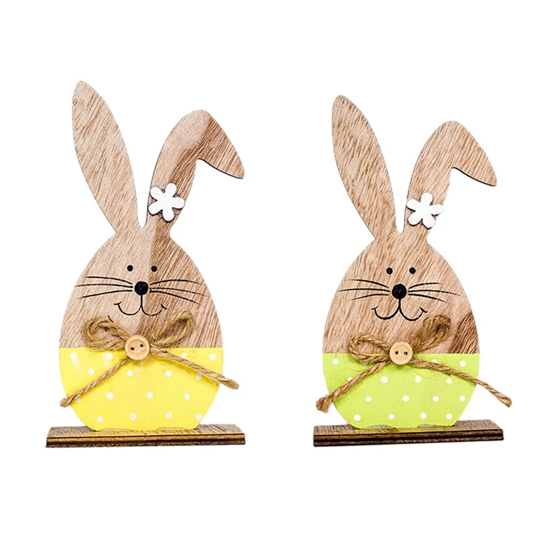 Wooden Easter Egg Shelves For Party Ornament Diy Bunny Letter Stand Rack Rabbit Pattern Decoration Home | Дом и сад