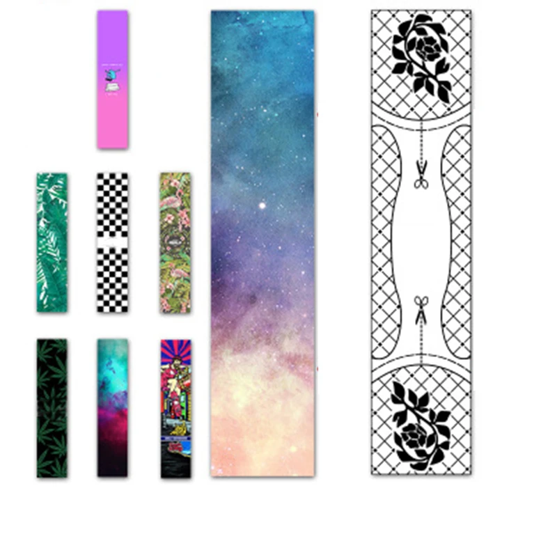 Профессиональный Скейтборд Griptape модный анимационный нескользящий скейтборд