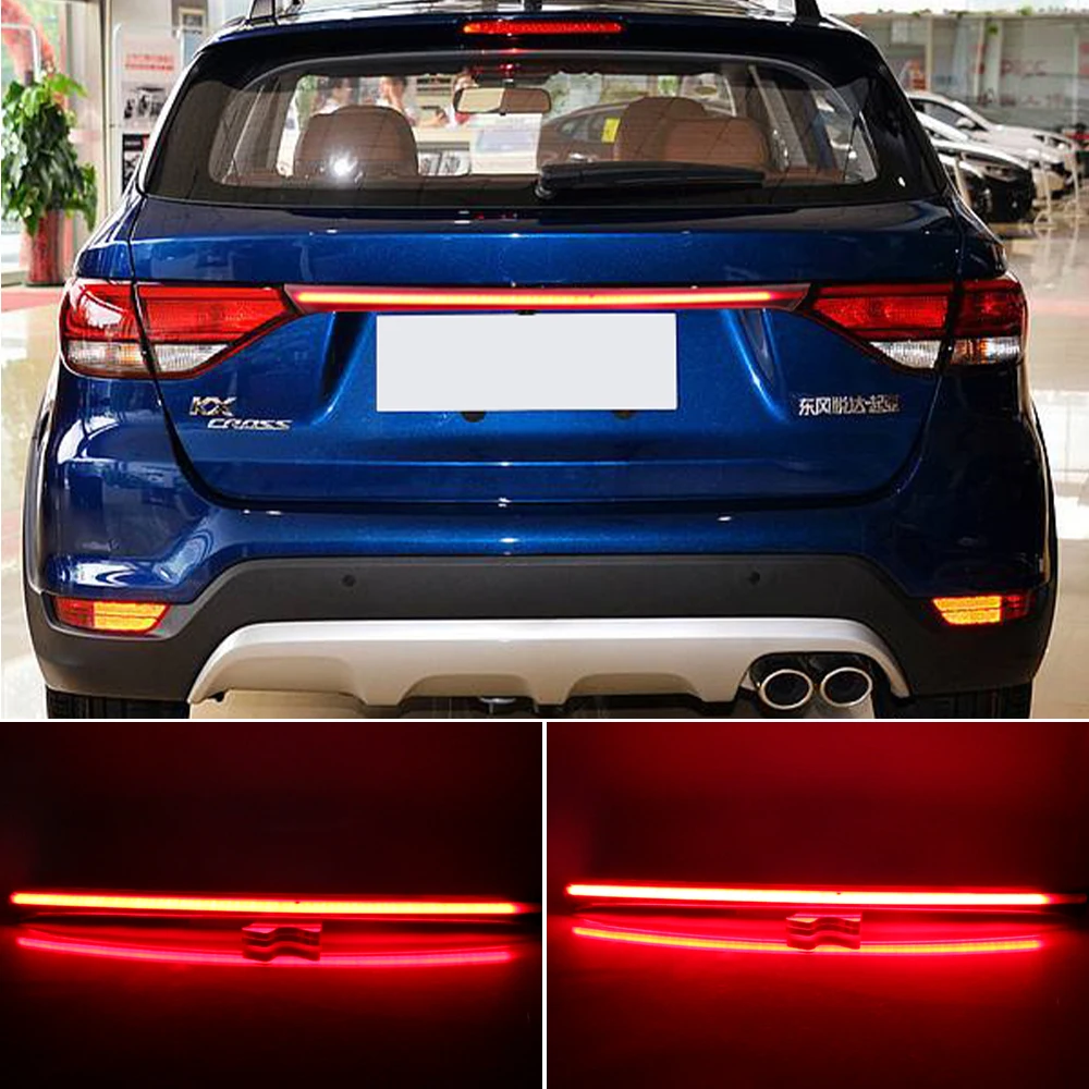 

Для Kia Rio X-line 2017 2018 2019 1 шт. задний бампер багажник задний фонарь Автомобильный светодиодный стоп светильник динамический поворотник отражатель