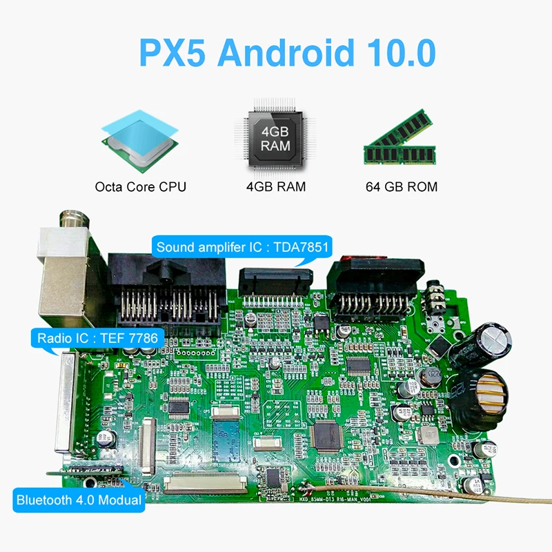 Bonroad 7 &quot2Din Android 10 0 автомобильный DVD для suzuki grand vitara 2007-2013 стерео gps навигатор Ram4G Rom64