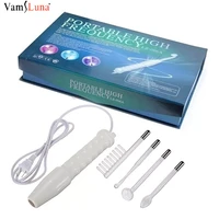portable high frequency appliance with original box electrode tube electrotherapy skin care facial spa salon acne remover