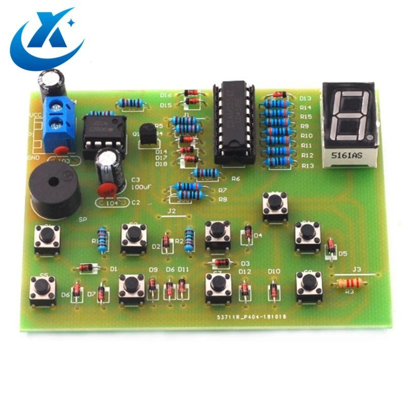 CD4511 8 канальный цифровой Дисплей эшелон DIY Kit 8Bit ответ устройства люкс для