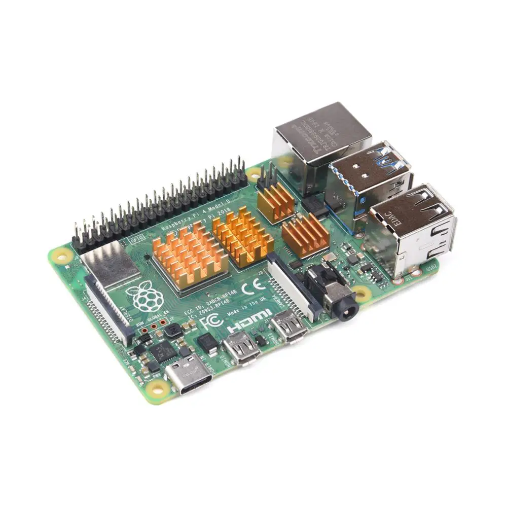 Алюминиевый радиатор Охлаждающий 4 шт. комплект радиаторов для Raspberry Pi Модель B |