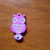 fuyier wooden owl both side printing wood pendant for key chains necklace for toy for earring diy accessories 12 pcs
