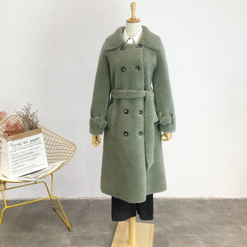 Модное Длинное меховое пальто для женщин Осень зима 2020 Новая меховая куртка