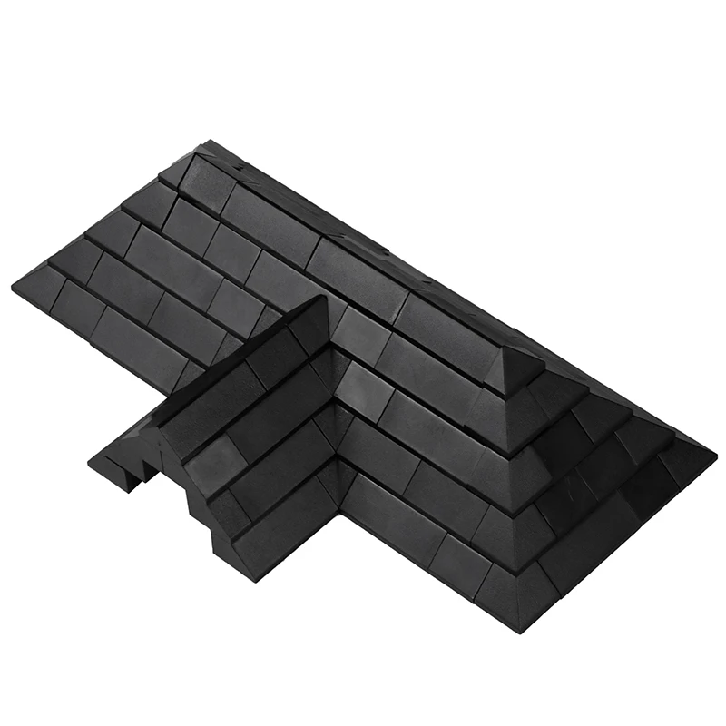 

New MOC DIY Roof Tiles Pack Brick Pack Enlighten Block Brick Set Compatible With Other Assembles Particles No Instruction 150PCS