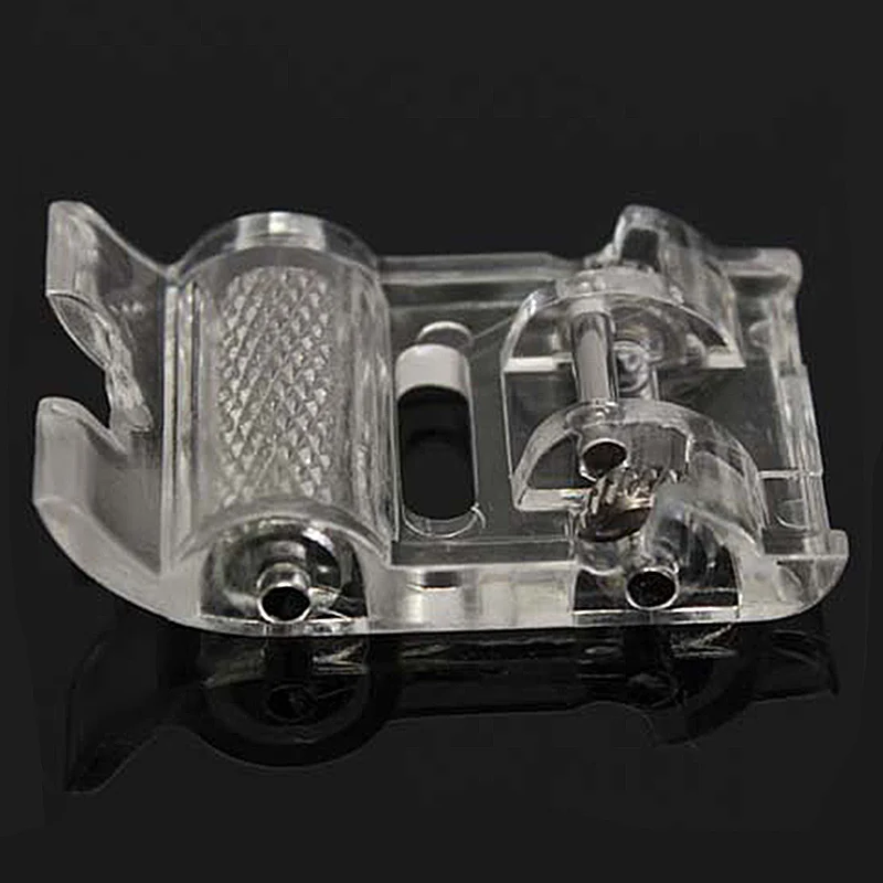 

Low Shank Roller Presser Foot For Snap Singer Brother Janome Sewing Machine DIY Apparel Sewing Accessories Fabric Leather NEW