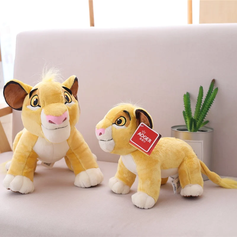 Хорошее качество милые Simba король льва плюшевые игрушки фильм мягкие чучела животные чип и Дейл игрушечная белка для детей подарки на день рождения