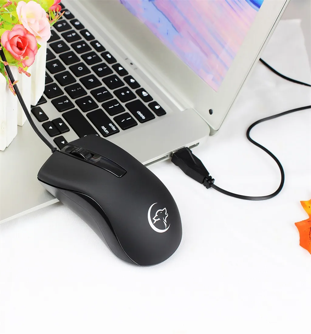 G831 Проводная оптическая эргономичная USB мышь 2400DPI геймеры компьютер офисный ПК