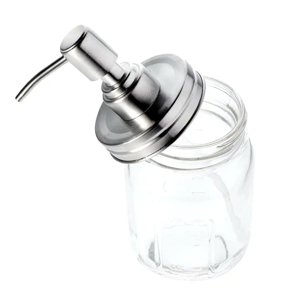 Soap Lotion Emulsion Bottle For Mason Jar Dispenser Pump Pressing Head Nozzle Replacement Tube Bathroom Accessories | Обустройство
