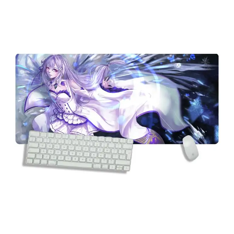 

Life in another world from scratch Keyboards mousepad Desk Table Protect Game Office Work Mouse Mat pad Non-slip Laptop Cushion