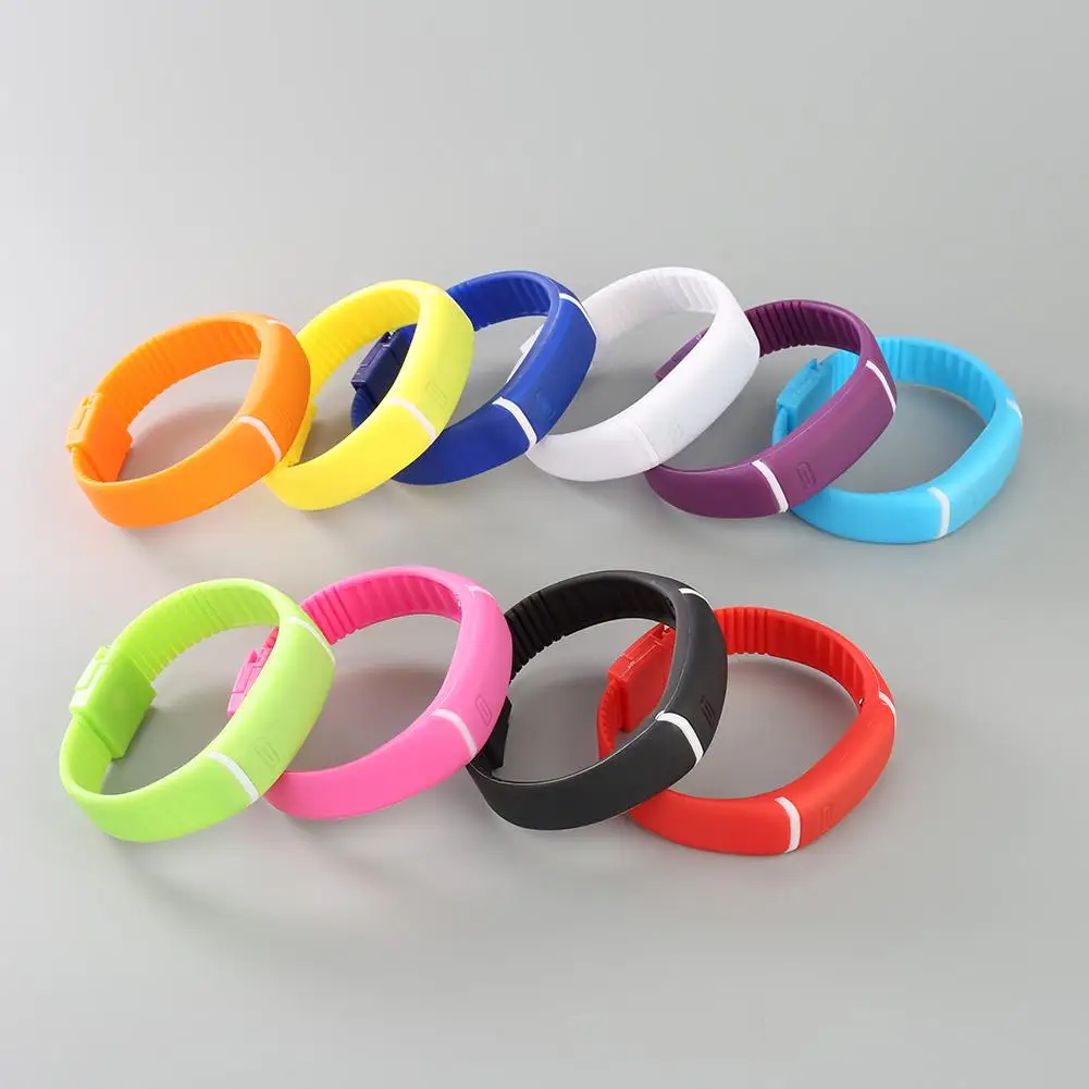 Цифровые наручные часы унисекс 11 карамельных цветов повседневные