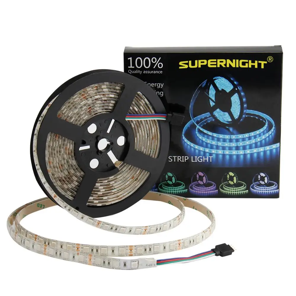 RGB светодиодный светильник s SMD 5050 5 м 300 светодиодный s DC 12 В водонепроницаемый гибкий светильник Сказочный светильник для вечерние и рождественские украшения дома