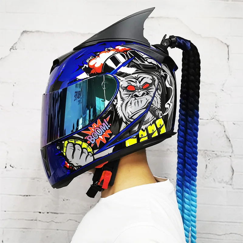 Шлем мотоциклетный с защитой от волос 310 | Автомобили и мотоциклы