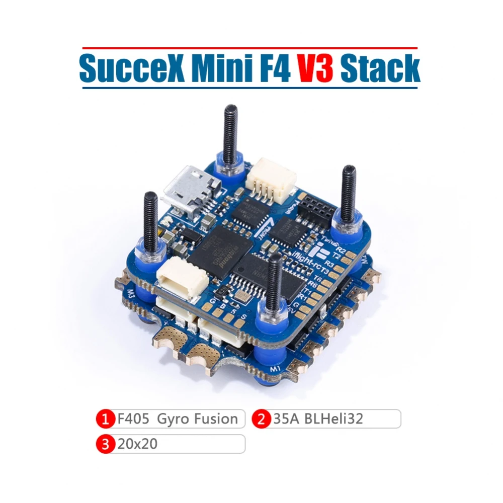 Мини Контроллер полета IFlight sucex 35A V3 4 в 1 ESC F4 VTX 2 6S летающая башня для FPV