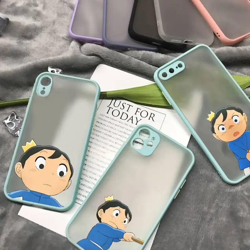 

Poggi ranking of kings Phone Case for iPhone 13 12 XS 11 pro max mini se2020 7 8 plus X XR color blue matte transparent funda
