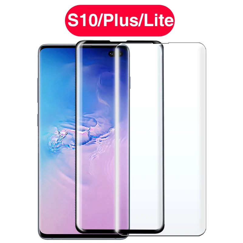 Для samsung Galaxy S10 S9 защитная пленка 3D полное изогнутое закаленное стекло для Plus