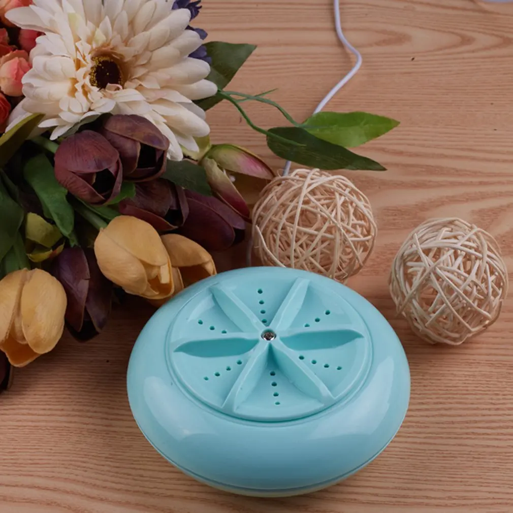 Ультразвуковой турбо шайба портативный путешествия прачечная обратная турбина