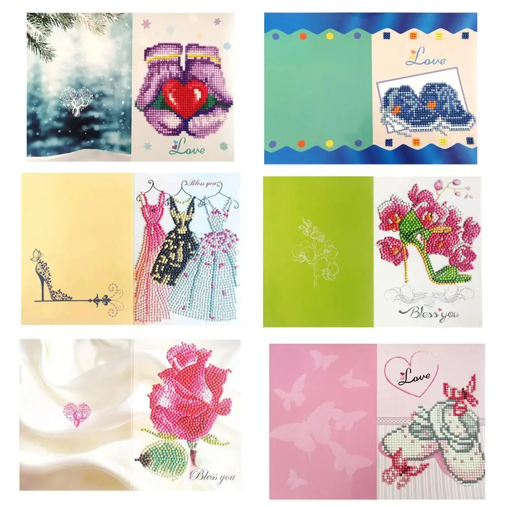 Алмазная картина 5D сделай сам поздравительная открытка на день Святого