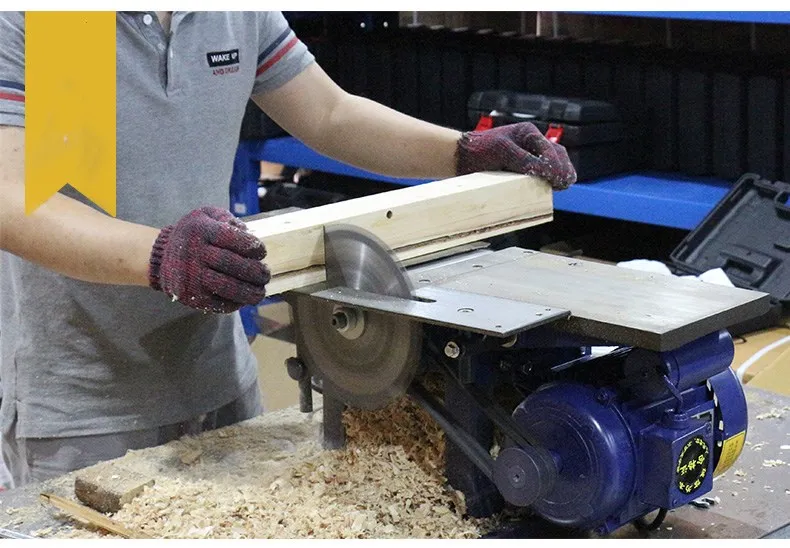 Многофункциональный трехцелевой Настольный строгальный станок три в одном