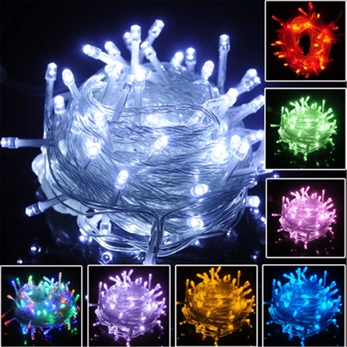 

50M 30M 20M 10M String Light LED Christmas Decor for Home Garland Christmas Tree Decor Ornament 2020 Navidad Xmas Gift New Year