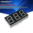 5 шт. 7 сегментов цифровых труб общий анод красный 3 Бит цифровая трубка 0,56 дюймов 12 игл красный светодиодный дисплей