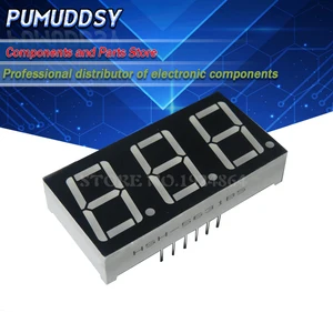 5 шт. 7 сегментов цифровых труб общий анод красный 3 Бит цифровая трубка 0,56 дюймов 12 игл красный светодиодный дисплей