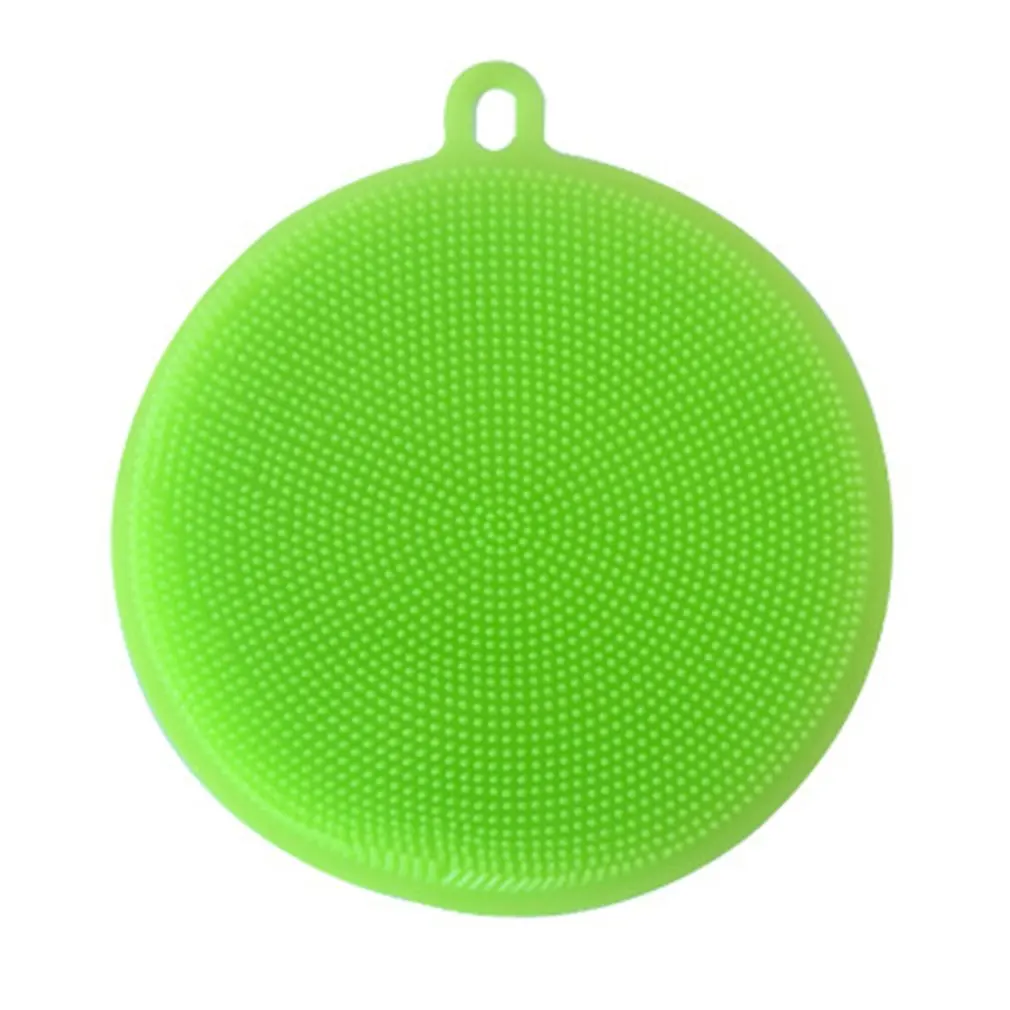 Мягкая силиконовая легкая чистка миска многофункциональная Чистящая Щетка