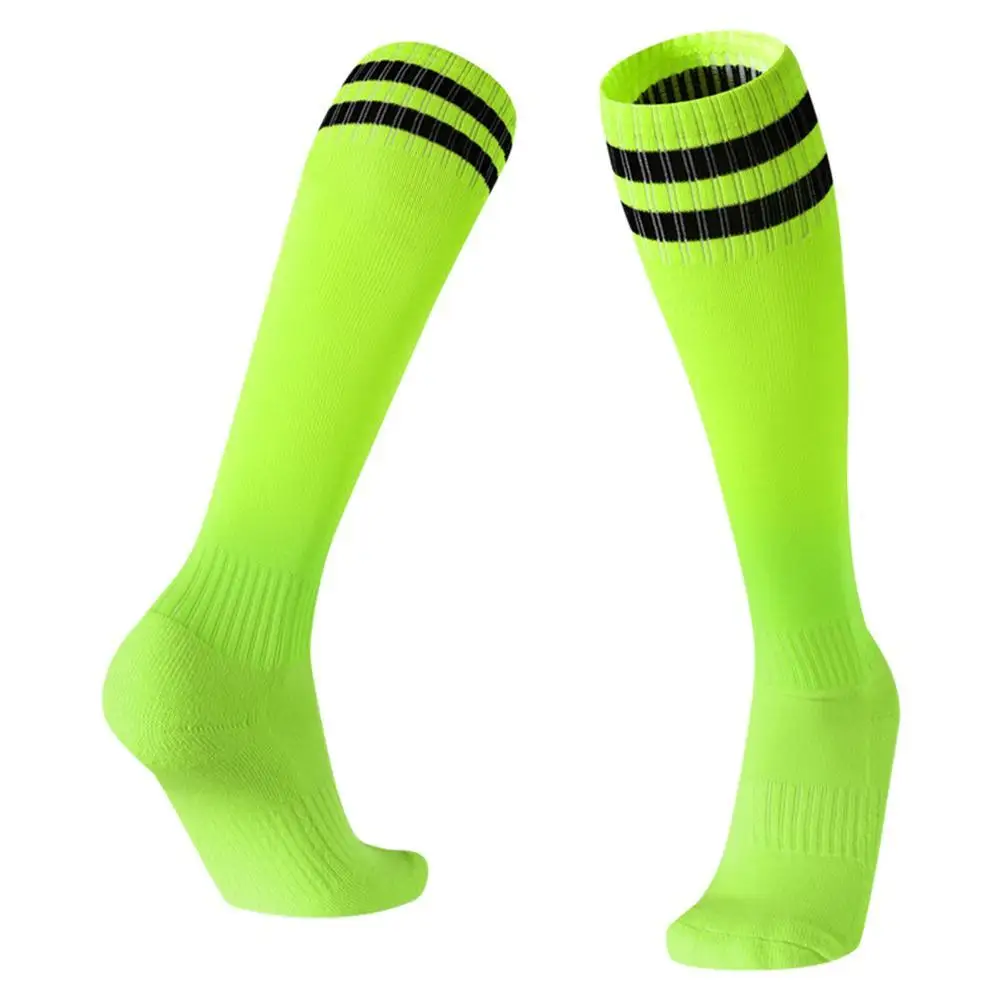 

Unisex Adults Children Striped Breathable Soccer Football Sports Long Tube Socks