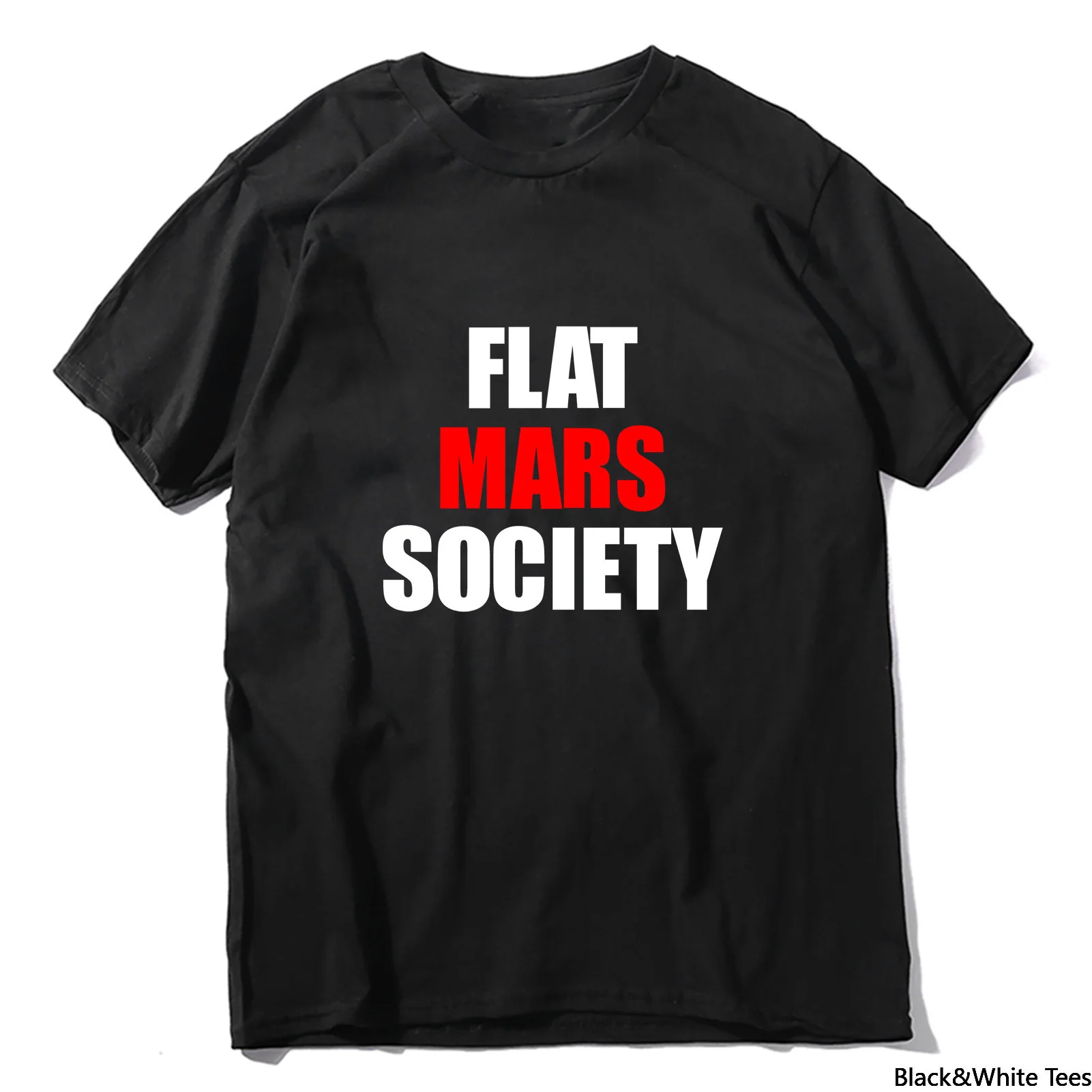 

Flat Mars Society Gift Summer Men's T Shirt Women Soft Tee Drop Ship