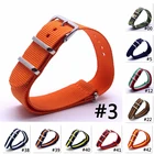 Нейлоновый ремешок для часов BUMVOR 18 мм, армейский спортивный ремешок для наручных часов Nato, заменяет Плетеный ремешок для часов DW, пряжка, универсальный ремешок для часов