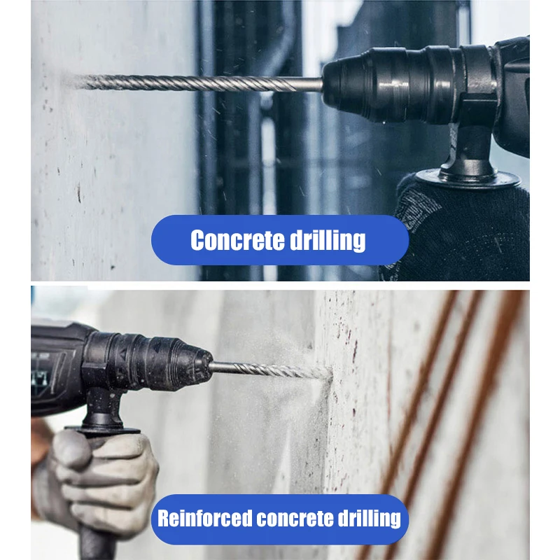 Буровое долото Bosch с двумя отверстиями электродрель круглым хвостовиком